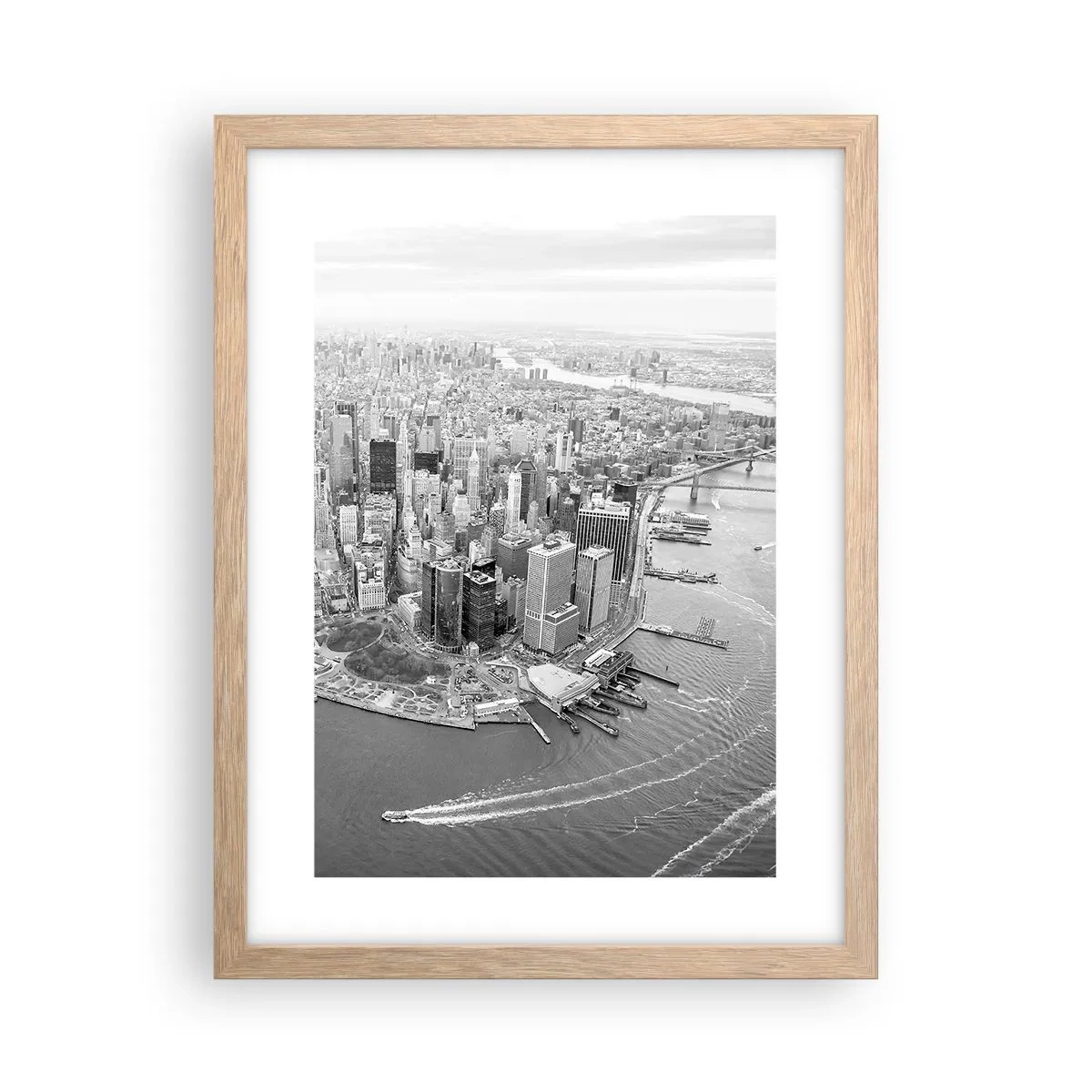 Plakát v rámu světlý dub - Jak nemilovat? - 30x40 cm