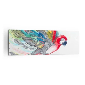 Obraz na plátně - Žij barevně - 160x50 cm