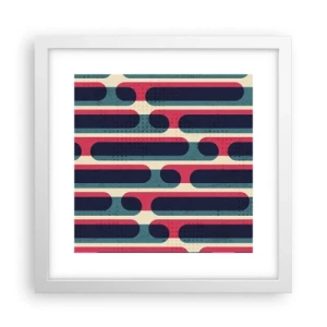 Plakát v bílém rámu - Dovnitř a dopředu - 30x30 cm