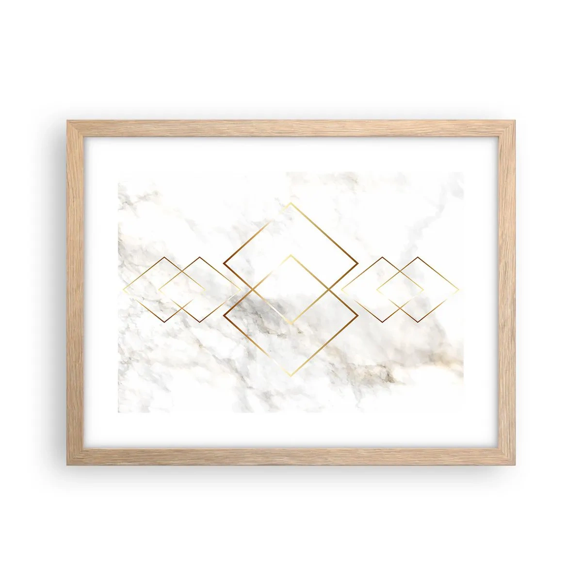 Plakát v rámu světlý dub - Pohled na nekonečno - 40x30 cm