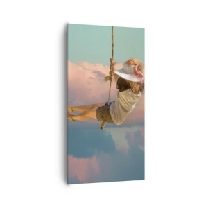 Obraz na plátně - Hra v oblacích - 65x120 cm