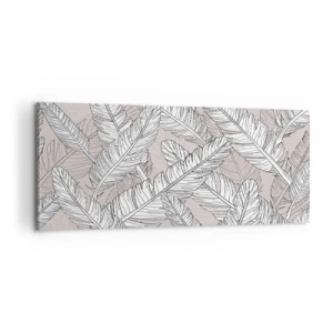 Obraz na plátně - Víření peří - 120x50 cm