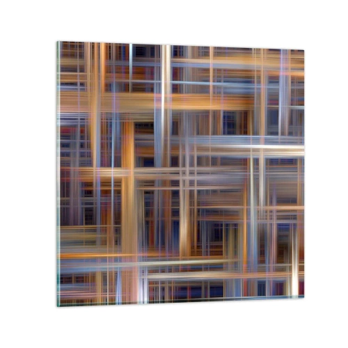 Obraz na skle - Utkané ze světla - 30x30 cm
