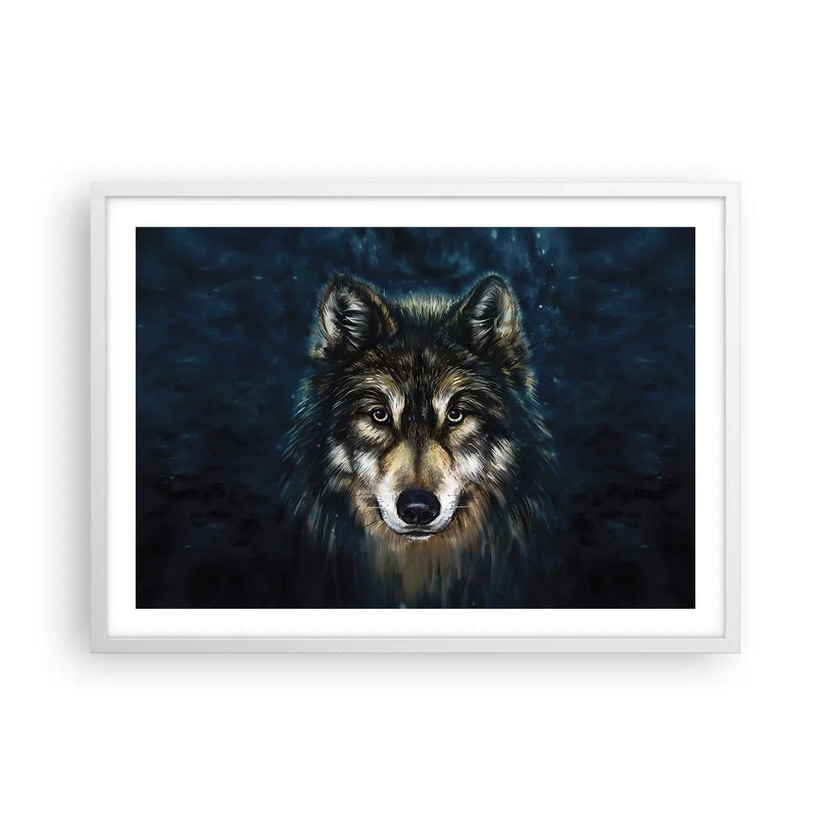 Plakát v bílém rámu - Alfa? A omega - 70x50 cm