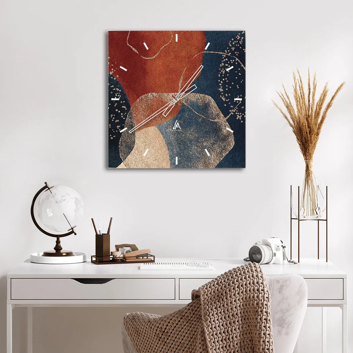 Nástěnné hodiny - Lehkost bytí - 40x40 cm