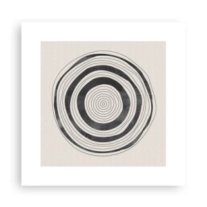 Plakát - Důležité je to, co je uprostřed - 30x30 cm