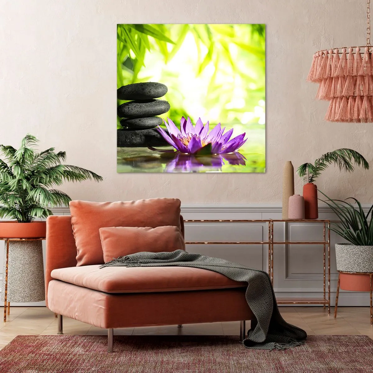 Obraz na plátně - V bambusovém hájku - 70x70 cm