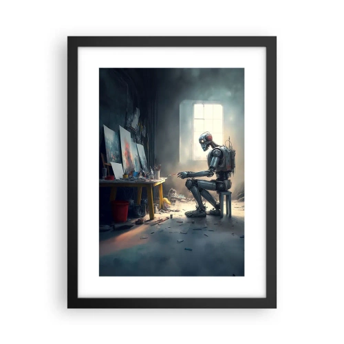 Plakát v černém rámu - Akt stvoření - 30x40 cm