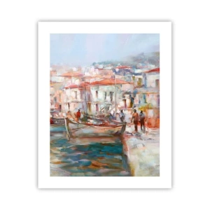 Plakát - Pastelová dovolená - 40x50 cm