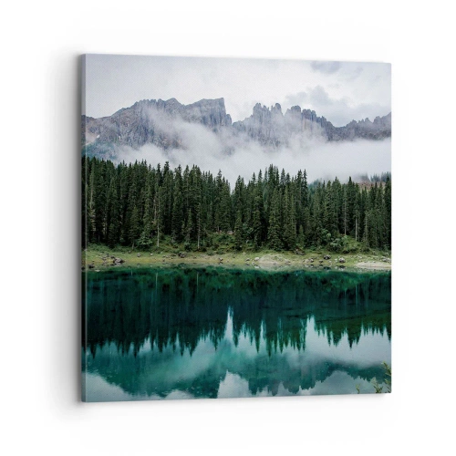 Obraz na plátně - Tiše, tiše, neprobuďme spící vodu…. - 70x70 cm