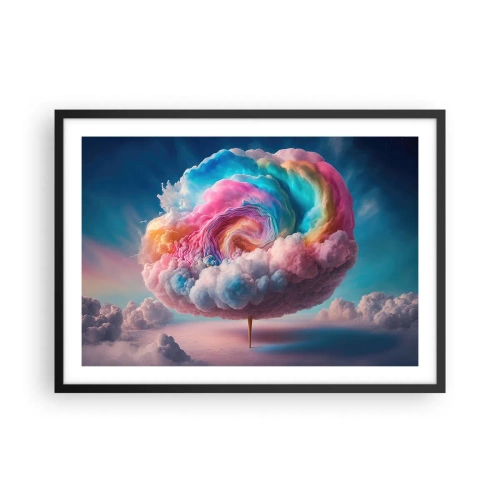 Plakát v černém rámu - Sen o zábavním parku - 70x50 cm