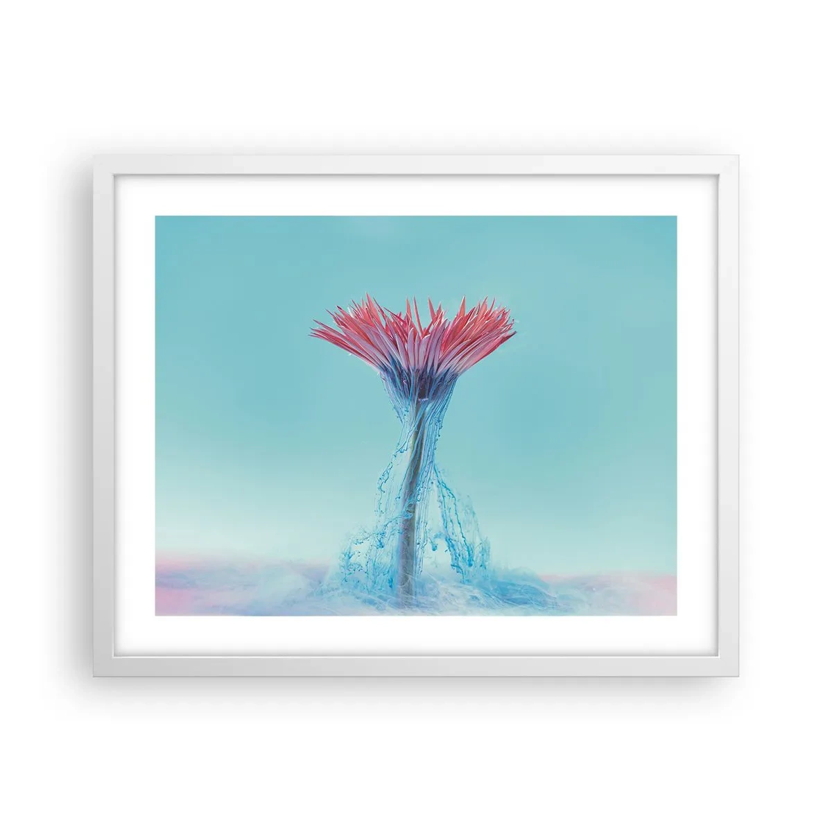 Plakát v bílém rámu - V osvěžujícím objetí - 50x40 cm