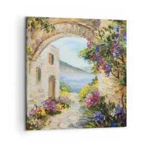 Obraz na plátně - Půvab pobřežní krajiny - 50x50 cm