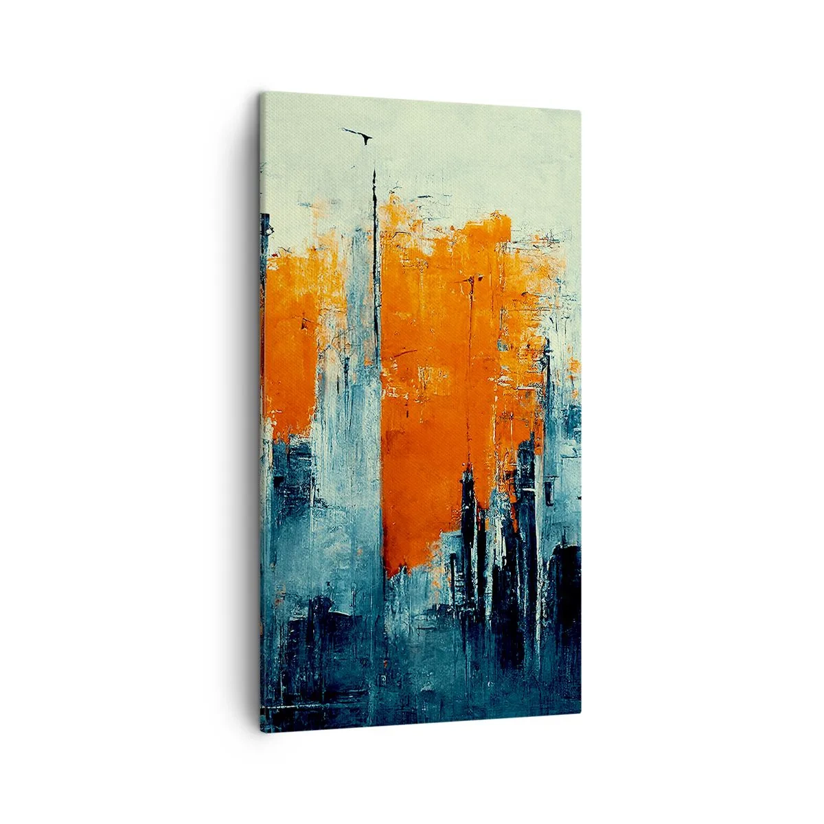 Obraz na plátně - Moderní krajina - 45x80 cm