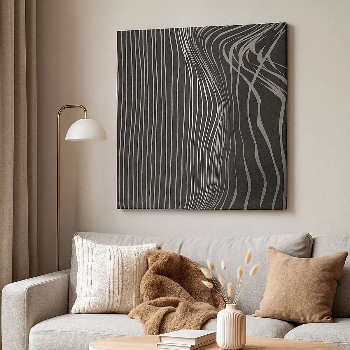 Obraz na plátně - Rytmus a přízvuk - 30x30 cm