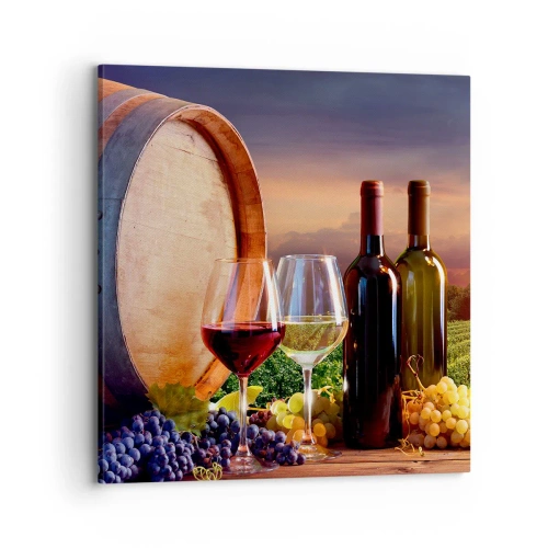 Obraz na plátně - Tady má život chuť - 70x70 cm