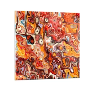 Obraz na skle - Kdyby se ořechy rozpouštěly v medu - 30x30 cm