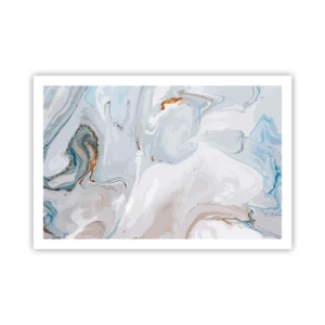 Plakát - Povznesená bílá - 91x61 cm