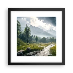 Plakát v černém rámu - Tam a zpět - 30x30 cm