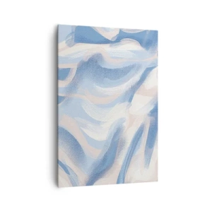 Obraz na plátně - Modré kolísání - 70x100 cm