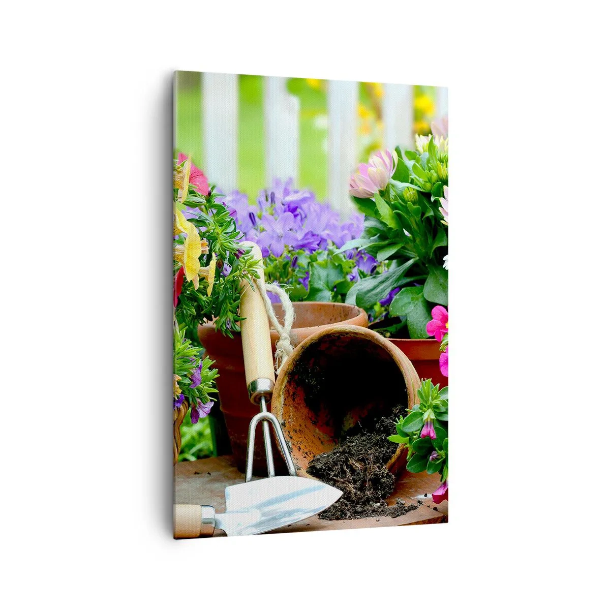 Obraz na plátně - Zahrádka Žofky - 80x120 cm