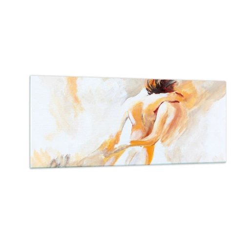 Obraz na skle - Blízkost v nebi - 100x40 cm