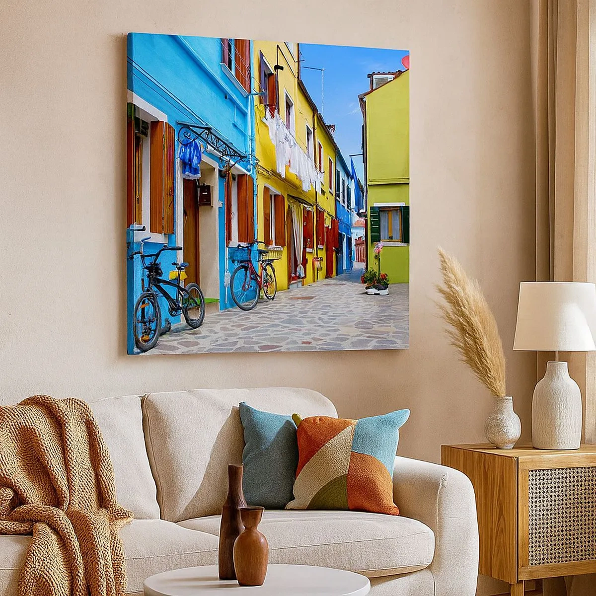 Obraz na plátně - Pastelové, sladké zákoutí - 30x30 cm