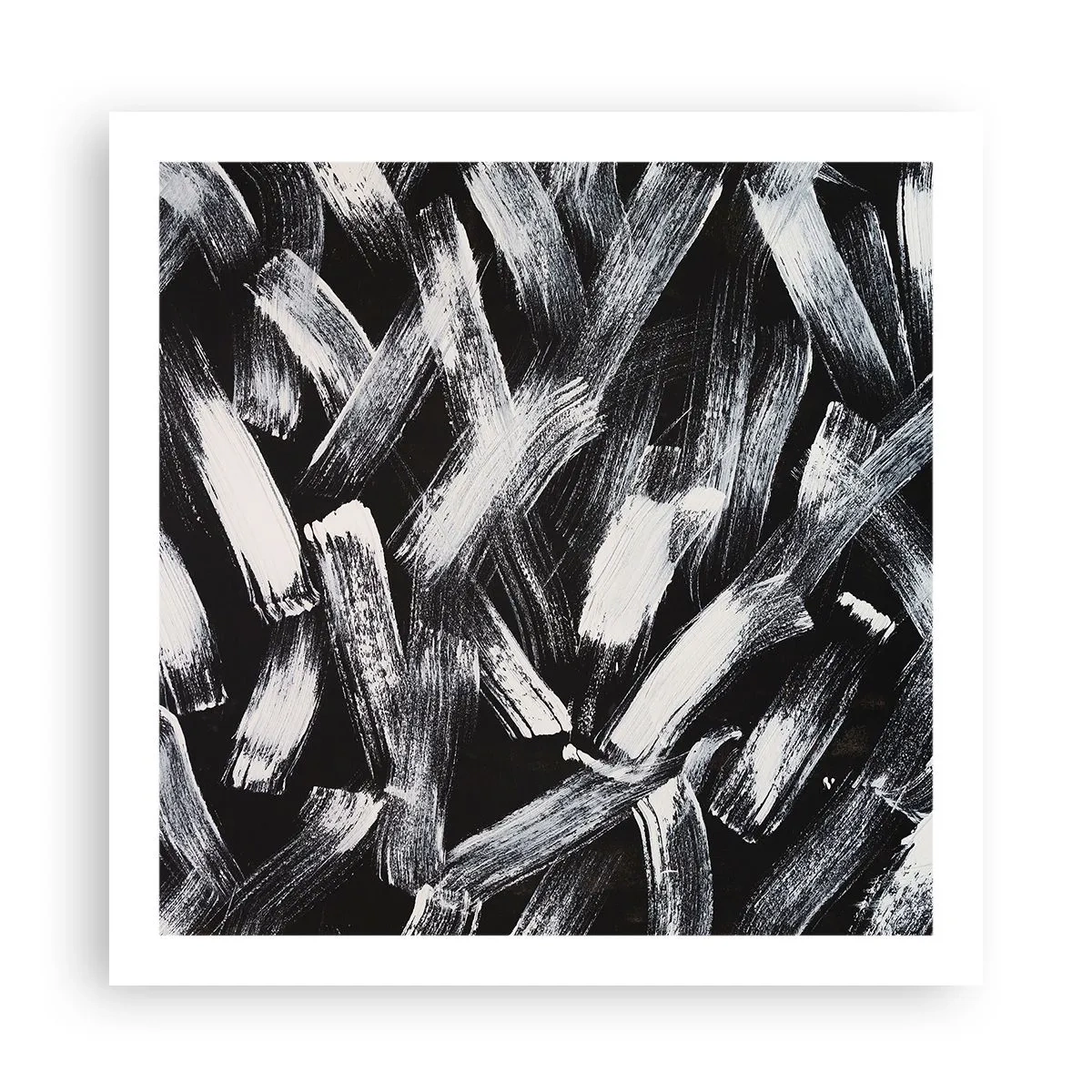 Plakát - Abstrakce v industriálním duchu - 60x60 cm