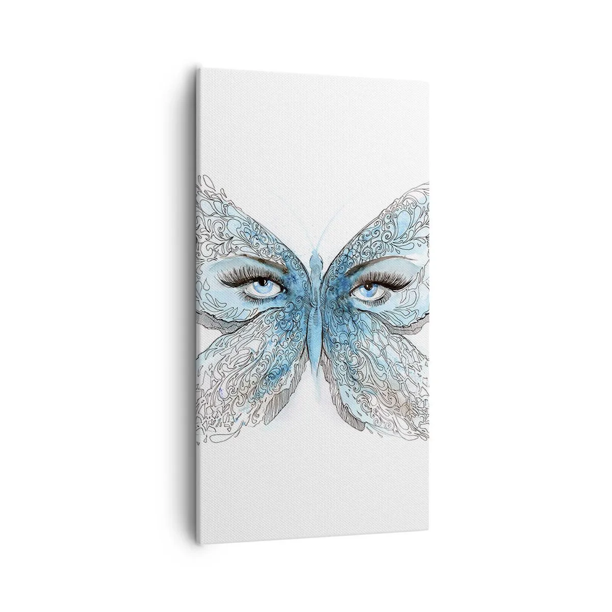 Obraz na plátně - Sýkora modřinka eros - 55x100 cm