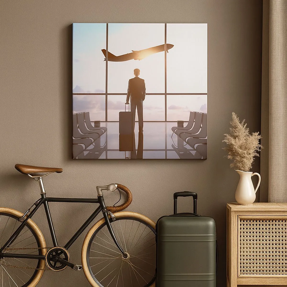 Obraz na plátně - Máš čas, zpomal - 30x30 cm