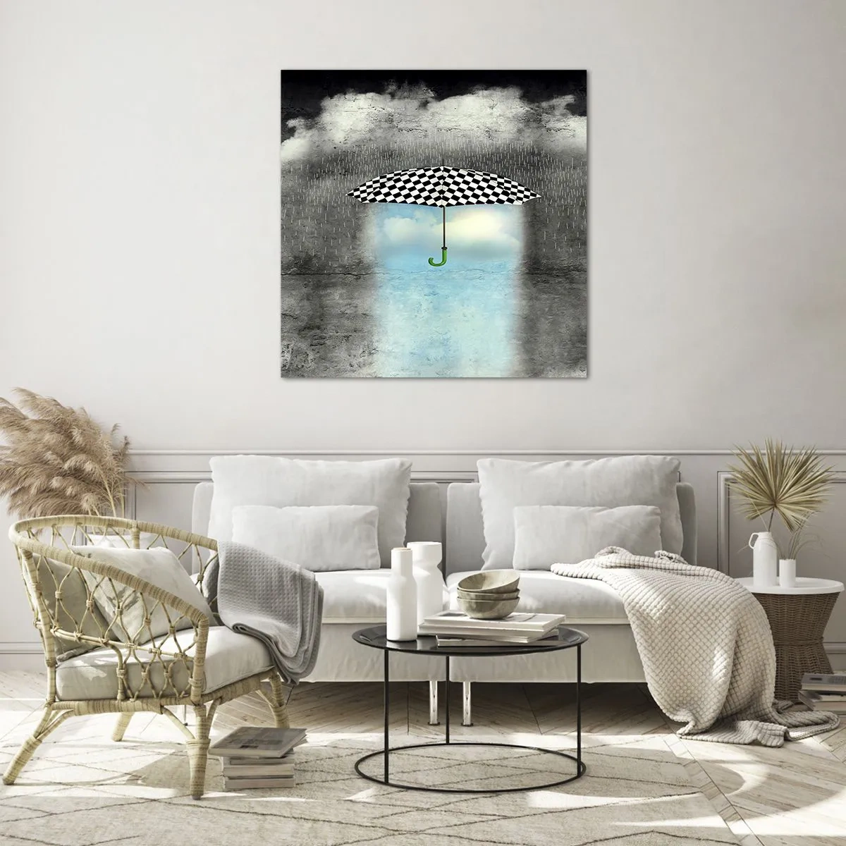 Obraz na skle - A přece je to možné - 70x70 cm