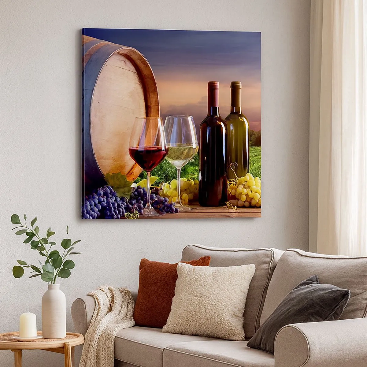 Obraz na plátně - Tady má život chuť - 30x30 cm