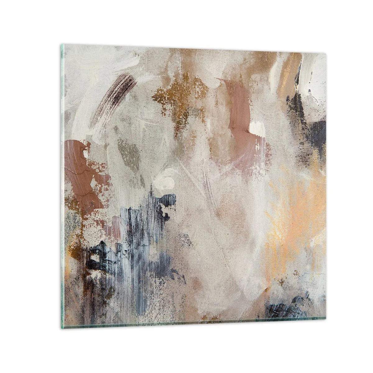 Obraz na skle - Mlhavá abstrakce - 60x60 cm