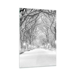 Obraz na skle - Čtyři roční období – zima - 70x100 cm