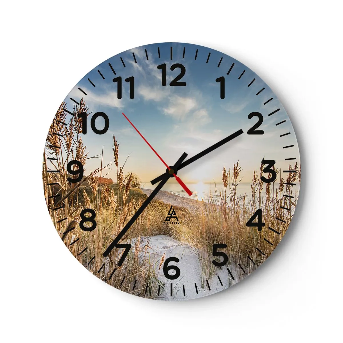 Nástěnné hodiny - Severní pláž - 40x40 cm