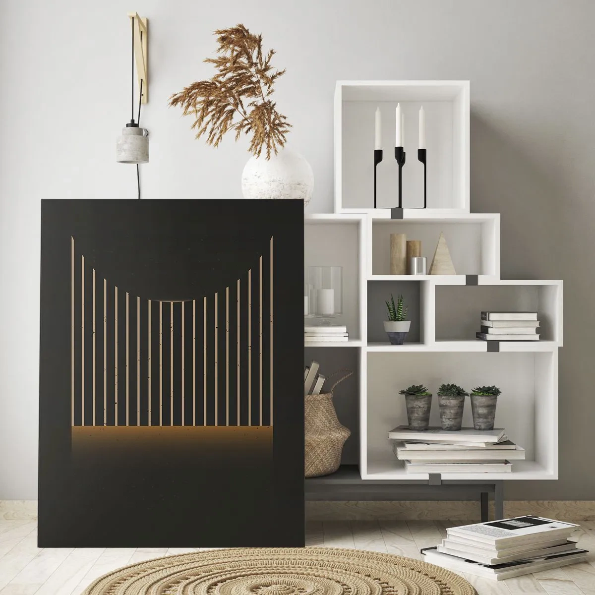 Obraz na skle - Prozkoumat temnotu - 50x70 cm