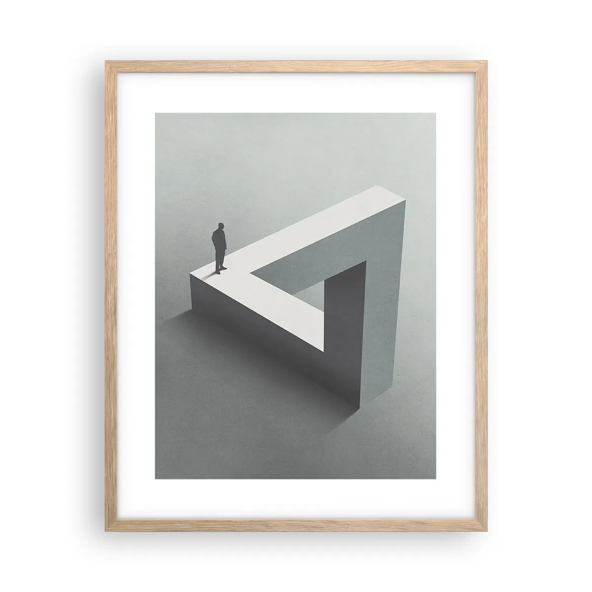 Plakát v rámu světlý dub - A přece je to možné - 40x50 cm