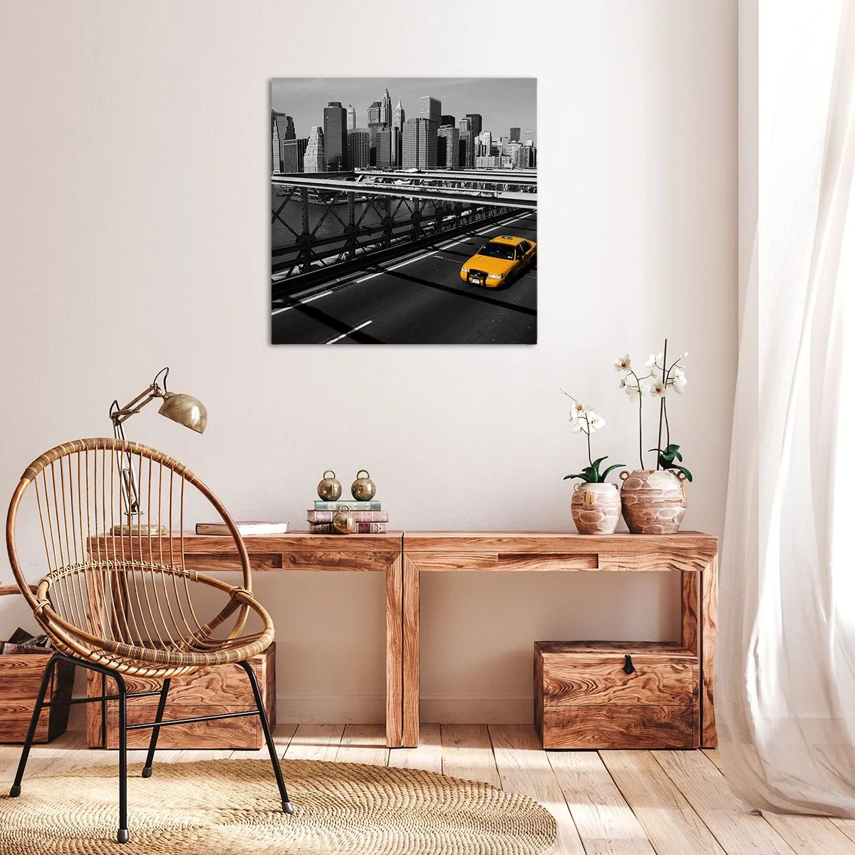 Obraz na plátně - Barva velkoměsta - 40x40 cm