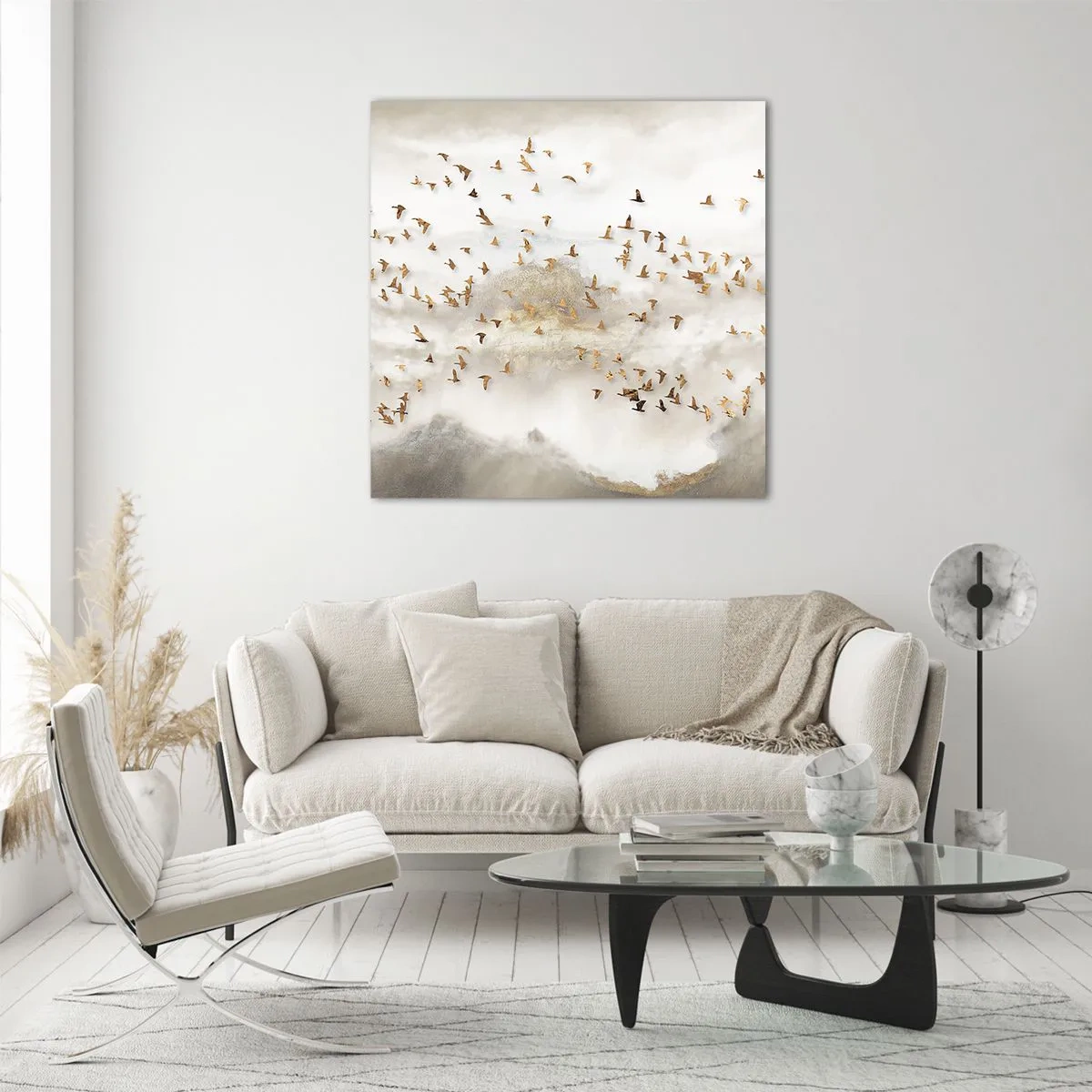 Obraz na skle - Je čas… - 60x60 cm