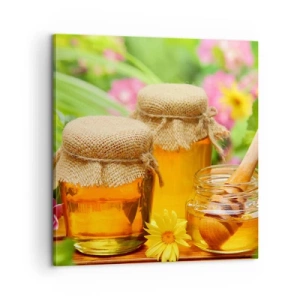 Obraz na plátně - Sladce a květinově - 60x60 cm