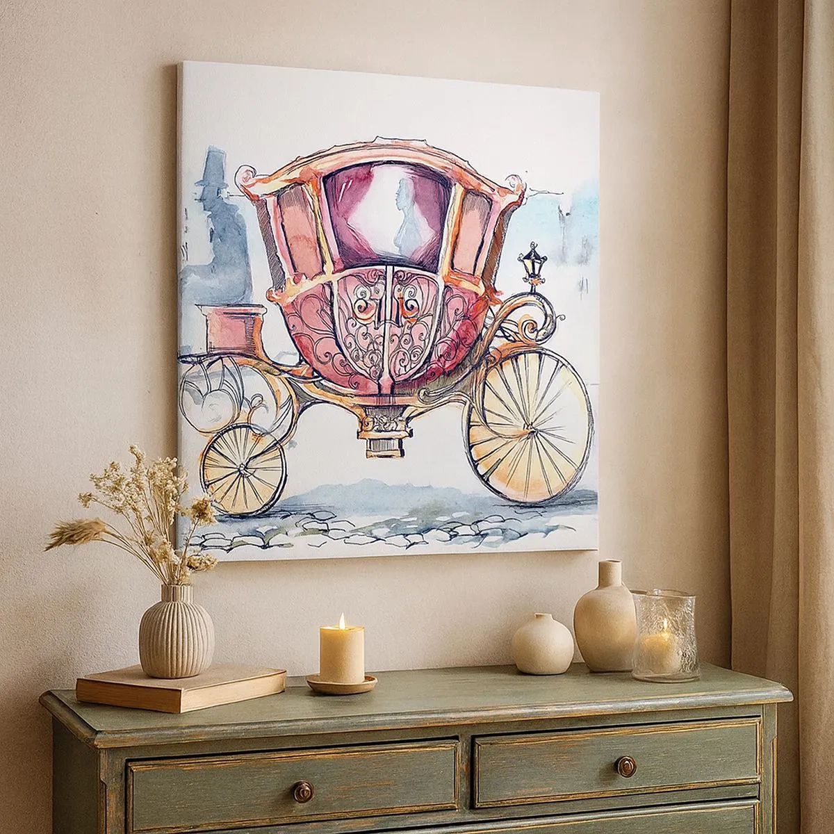 Obraz na plátně - Na svatbu nebo na ples? - 30x30 cm