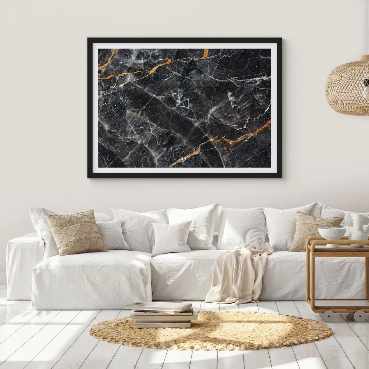 Plakát v černém rámu - Vnitřní život kamene - 91x61 cm
