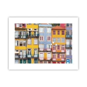 Plakát - Barvy starého města - 40x30 cm
