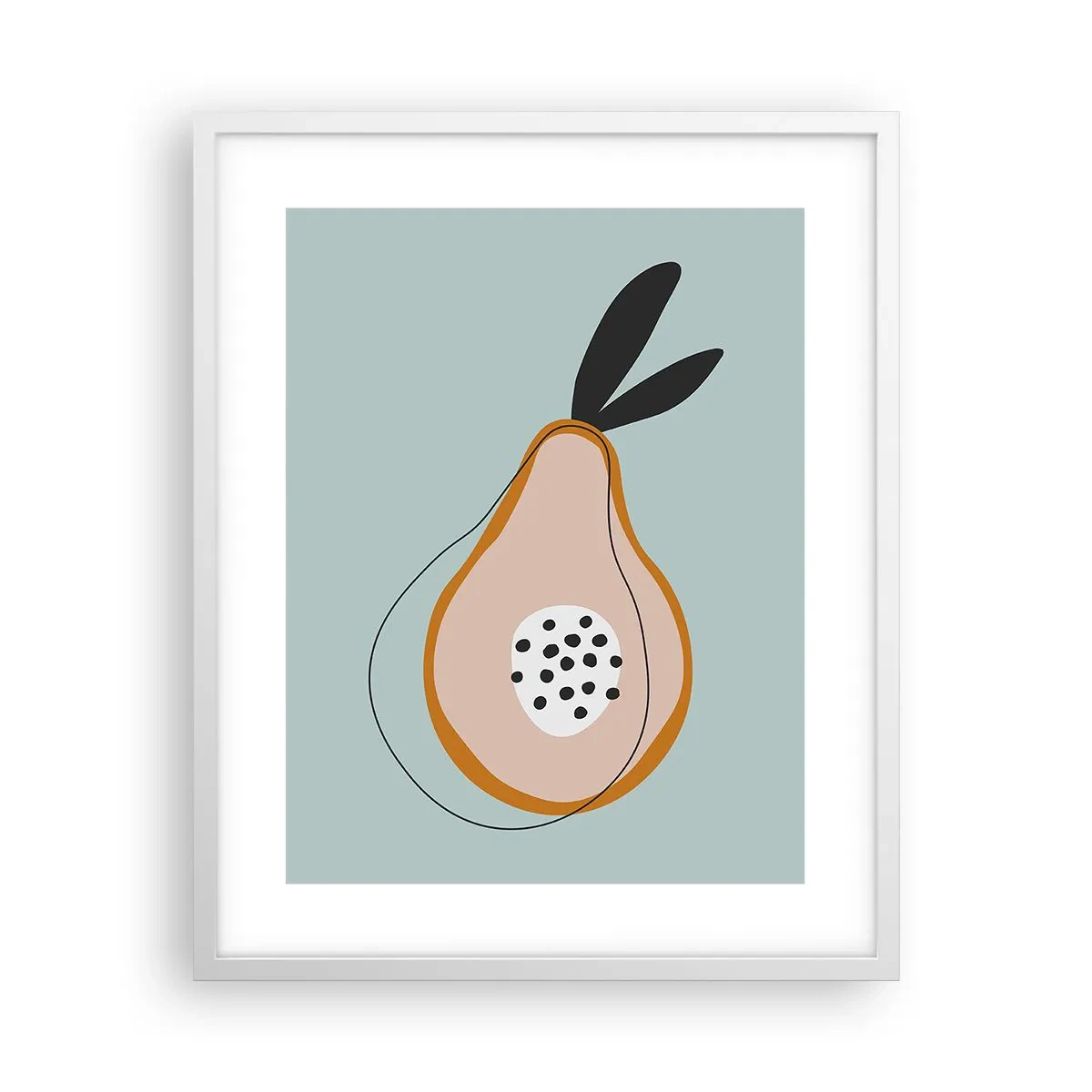 Plakát v bílém rámu - Pronikání do podstaty věcí - 40x50 cm