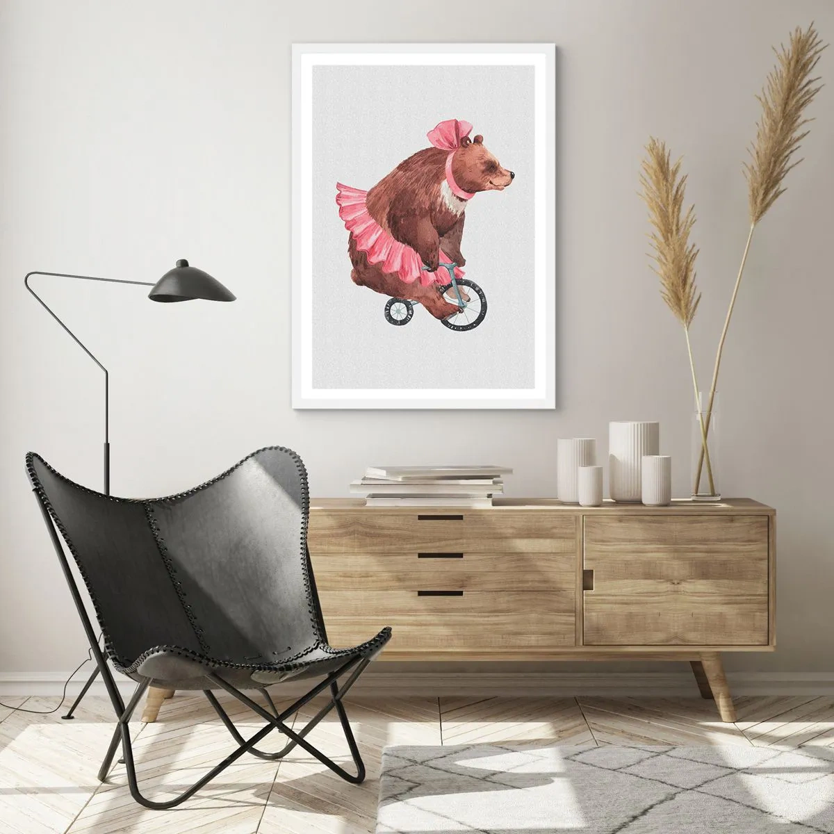 Plakát v bílém rámu - To je ale cirkus! - 30x40 cm