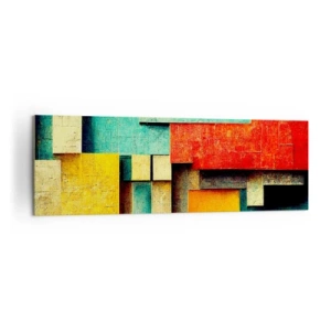 Obraz na plátně - Festival pravých úhlů - 160x50 cm