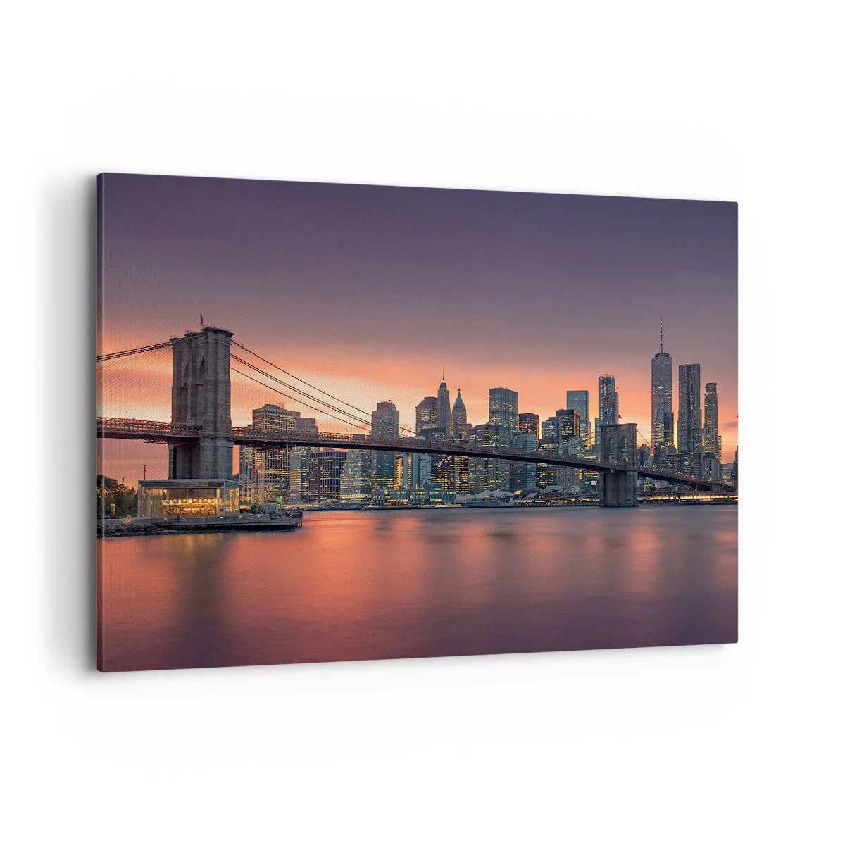 Obraz na plátně - Ponořené do liliového ticha - 100x70 cm