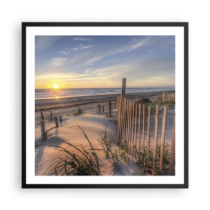 Plakát v černém rámu - Odlesk a stín větru - 60x60 cm