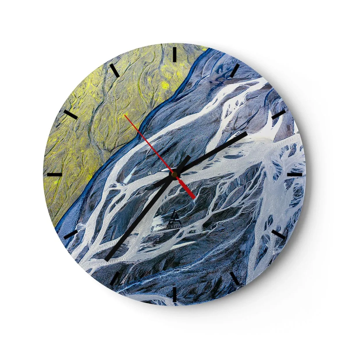 Nástěnné hodiny - Jeskynní malby přírody - 40x40 cm