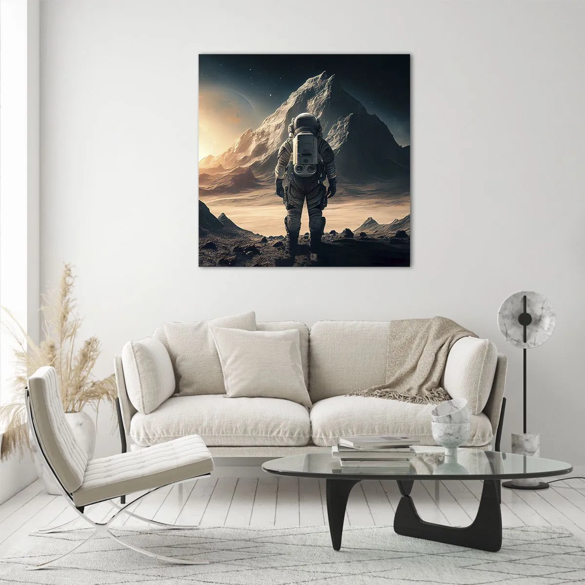 Obraz na skle - Nová výzva - 70x70 cm